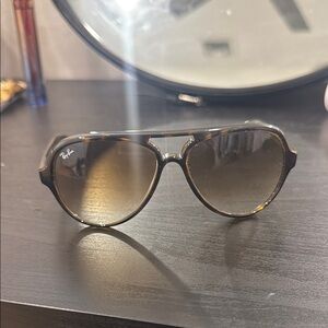 Ray-Ban Brown Aviator Sunglasses